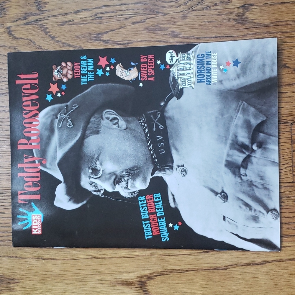 Vintage Y2K Kids Discover Magazine Teddy Roosevelt Volume 15 Issue 9